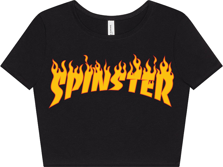 Spinster Crop Tee