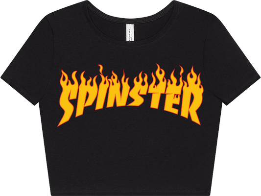 Spinster Crop Tee