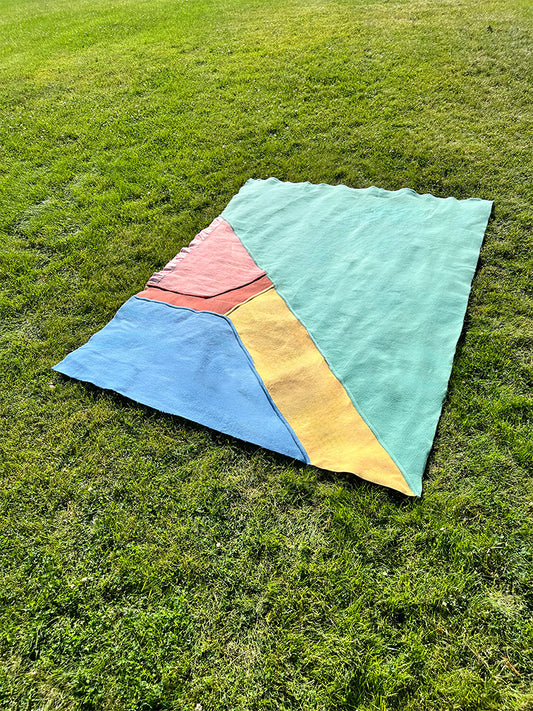 Rainbow Wedge Blanket